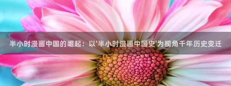 香蕉漫画在线网站：半小时漫画中国的崛起：以\'半小时漫画中国史\'为视角千年历史变迁